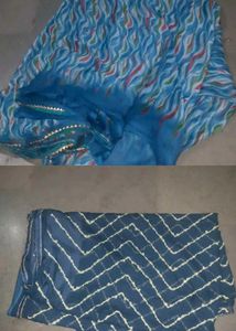 Bohemian Blue Ombre Scarf