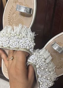 Embellished Flat Sandals