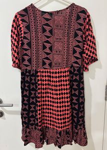 Bohemian Print Short Dress/Kurta - Max Brand