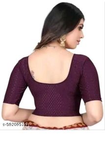new wine Textured Blouse