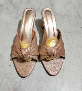 Sparkly Rose Gold Heels