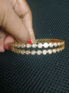 Elegant CZ Bangle Set