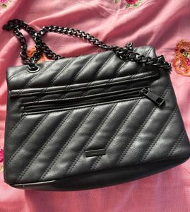 Original Aldo Quilted Cross Body With Chain Straps