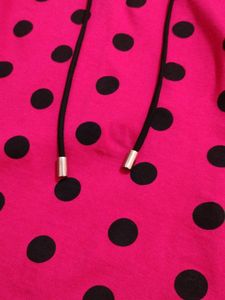 Pink Polka Dot Top