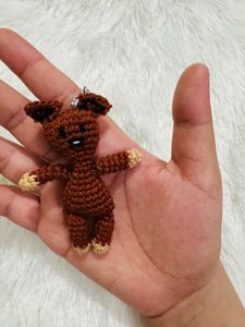 mr.bean teddy bear keychain