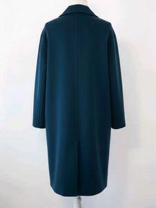 Elegant Teal Overcoat