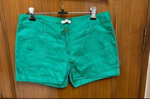 Emerald Green Shorts