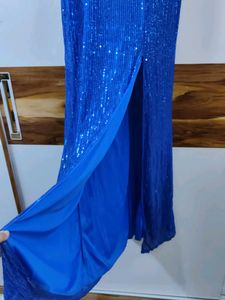 Stunning Royal Blue Sequin Gown