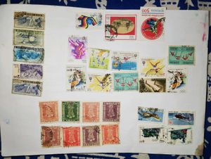 30 vintage Indian assorted Stamps