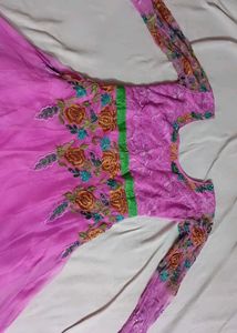 Net Anarkali Frock
