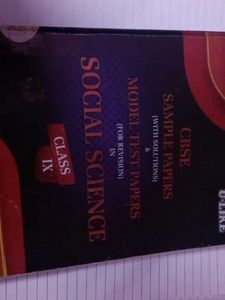 CBSE Class IX Social Science Book