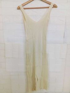 Elegant Knit Bodycon Midi Dress