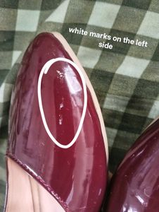 SALE ❗Burgundy / cherry red Patent Slingback Flats