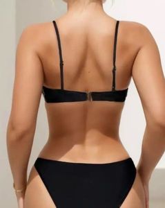 Stylish Black Monokini Swimsuit