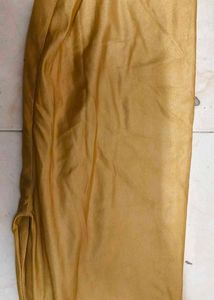 Golden Silk Palazzo Pants