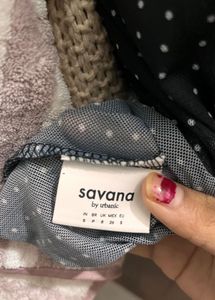 Polka Dot sheer cami top