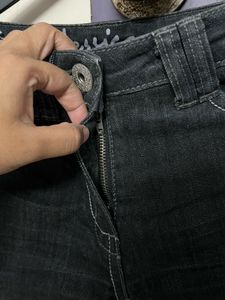 straight fit Classic Black Denim Jeans