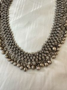 brass navratri necklace