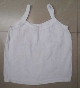 White Cotton Tank Top (Set of 2)