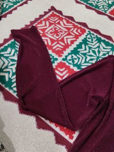 Sparkly Burgundy shirt
