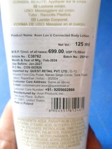Love U Connected Body lotion 125ml