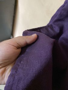 Festive Purple Short Kurta