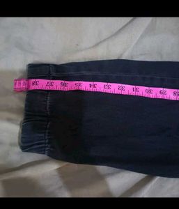 Acid wash Charcoal denim jogger