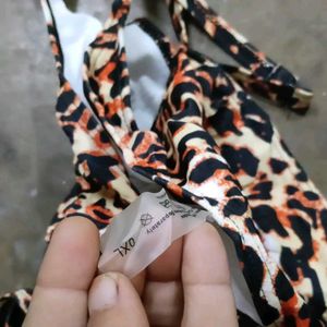 Leopard Print Bikini panty Bra set
