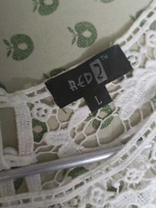 Korean White Blousson Top
