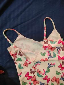 Cute Butterfly Print Camisole Top