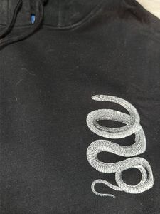 H&amp;M Black Serpent Graphic Hoodie