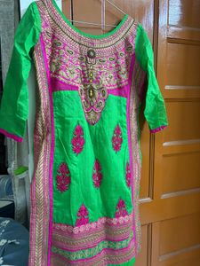 Vibrant Embroidered Kurta