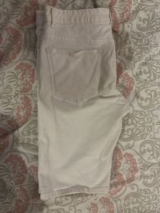 White Cropped Trousers