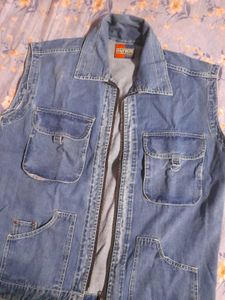 Men's Denim Gilet Vest