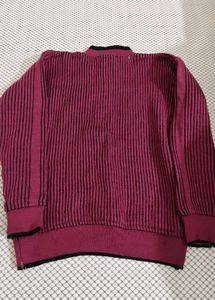 Vintage Striped Knit Sweater