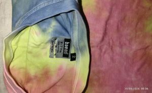 Tie-Dye "Good Night" Graphic Top
