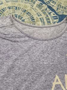 Purple Graphic oversized T-Shirt