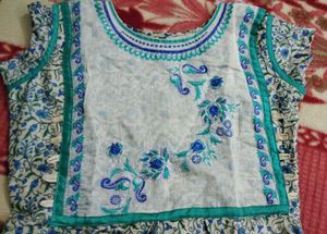 Beautiful Embroidered Ethnic Gown