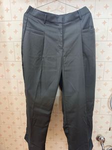 Elegant Women's Grey Silky Pants