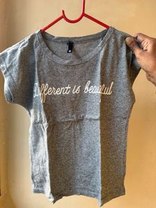 Grey "Different is Beautiful" T-Shirt