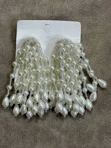 Elegant Pearl Dangle Earrings