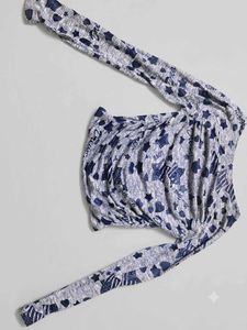 Cute Star Print Long Sleeve Top