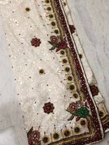 Elegant Embroidered Saree