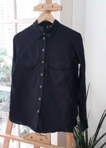 H&M Black Long Sleeve Shirt