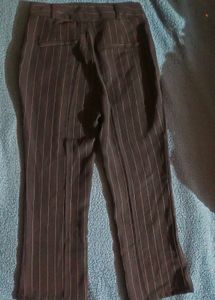 Dark navy blue Pinstripe Trousers