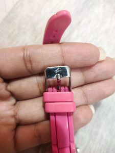 Pink Fastrack Watch