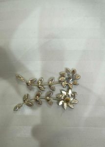 Elegant Crystal Flower Drop Earrings