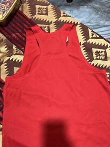 Nike Red Athletic Tank Top