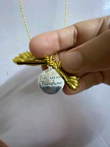 Golden Chain With The Pendant