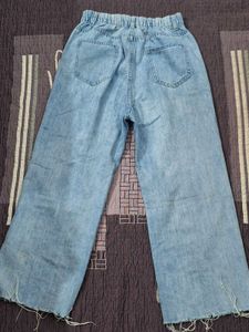 Light Wash Wide Leg Jeans